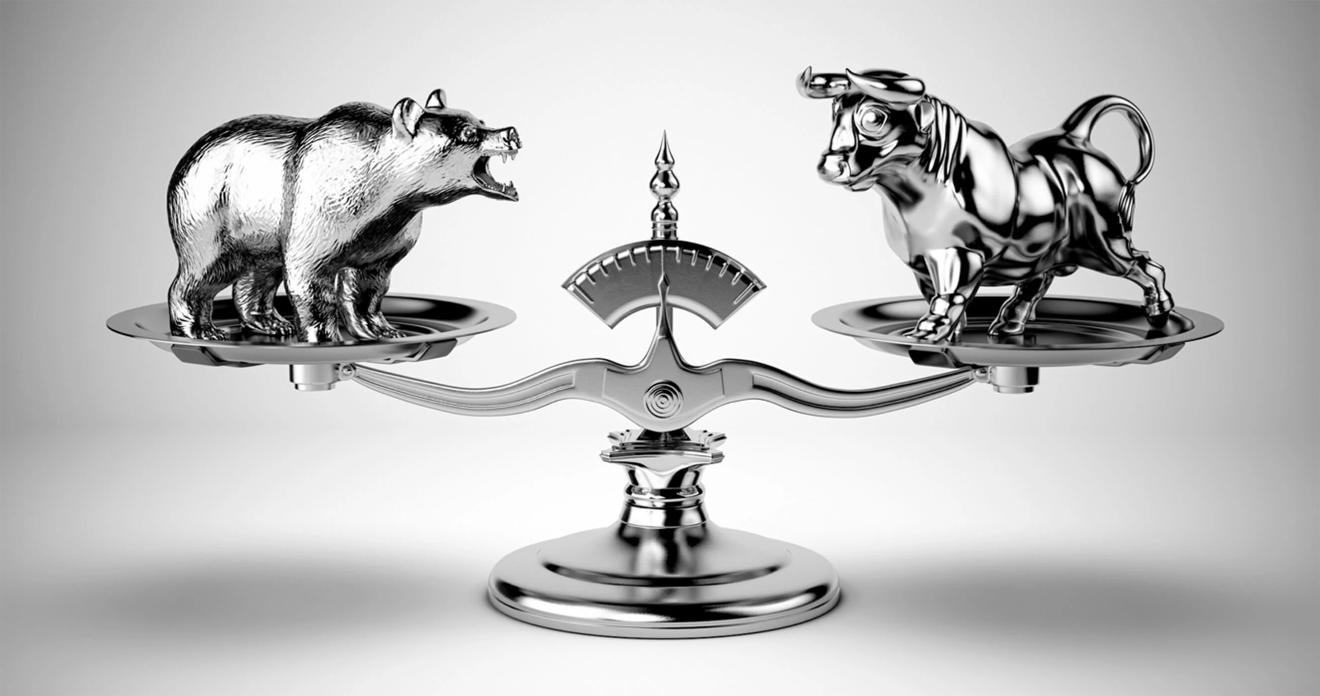 Bear vs Bull illustration