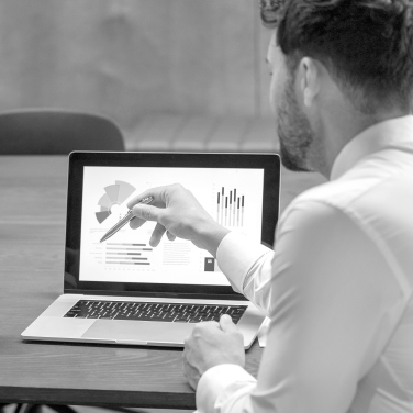 An advisor discussing options with a client
