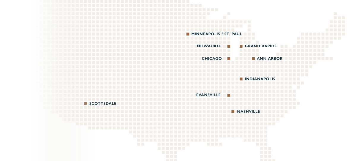 Map to show 1834 locations